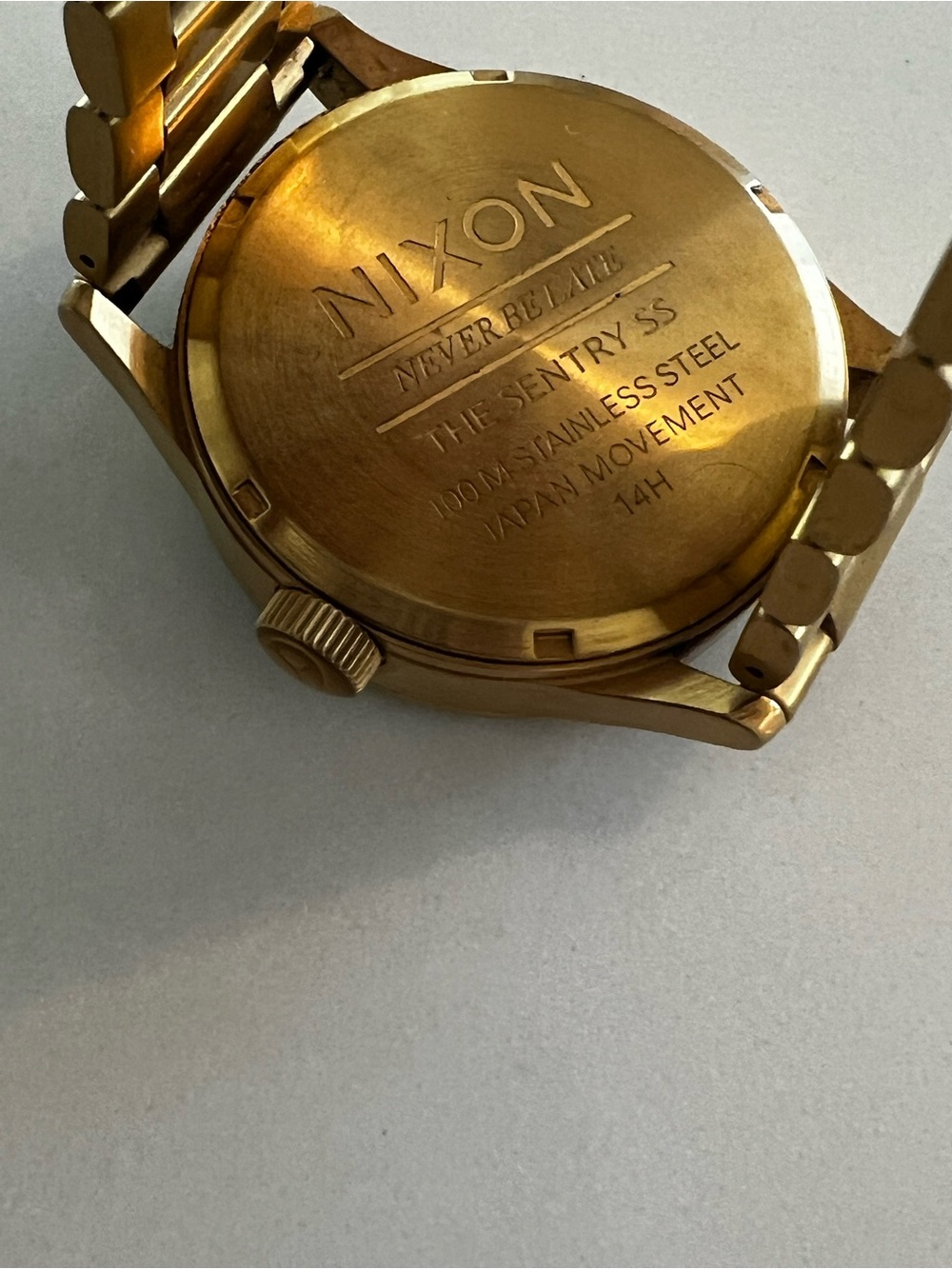 Nixon Men’s Sentry Watch- stainless steel- Gold color - Picture 2 of 4